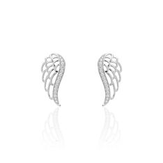 Bijoux D'oreilles Soliana Argent Blanc Oxyde De Zirconium - Boucles d'oreilles Ear cuffs Femme | Marc Orian