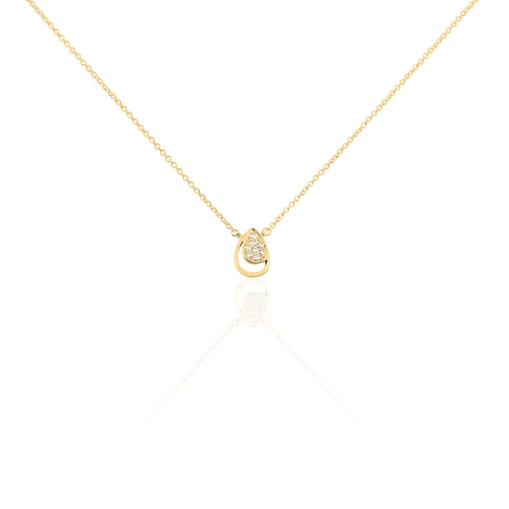 Collier Mahalya Plaqué Or Jaune Oxyde De Zirconium - Colliers avec pierres Femme | Marc Orian
