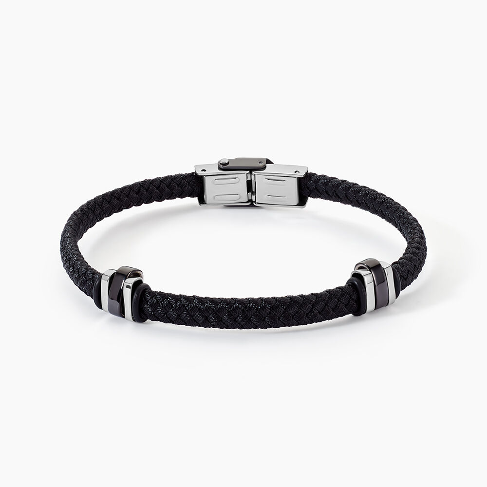 Bracelet Etienne Acier Blanc - Bracelets cordons Homme | Marc Orian