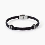 Bracelet Etienne Acier Blanc - Bracelets cordons Homme | Marc Orian