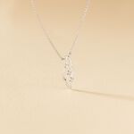 Collier Marnie Or Blanc Diamant - Colliers avec pierres Femme | Marc Orian