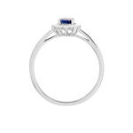 Bague Vladimir Or Blanc Saphir Diamants - Solitaires Femme | Marc Orian