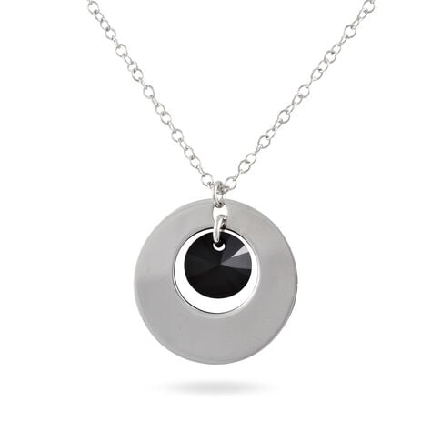 Collier Argent Blanc Pierre De Synthese - Colliers avec pierres Femme | Marc Orian