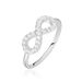 Bague Davila Argent Blanc Oxyde De Zirconium - Bagues de promesse Femme | Marc Orian