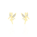 Boucles D'oreilles Puces Phillie Or Jaune - Puces Enfant | Marc Orian