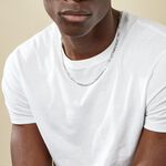 Collier Vivian Argent Blanc - Chaines Homme | Marc Orian