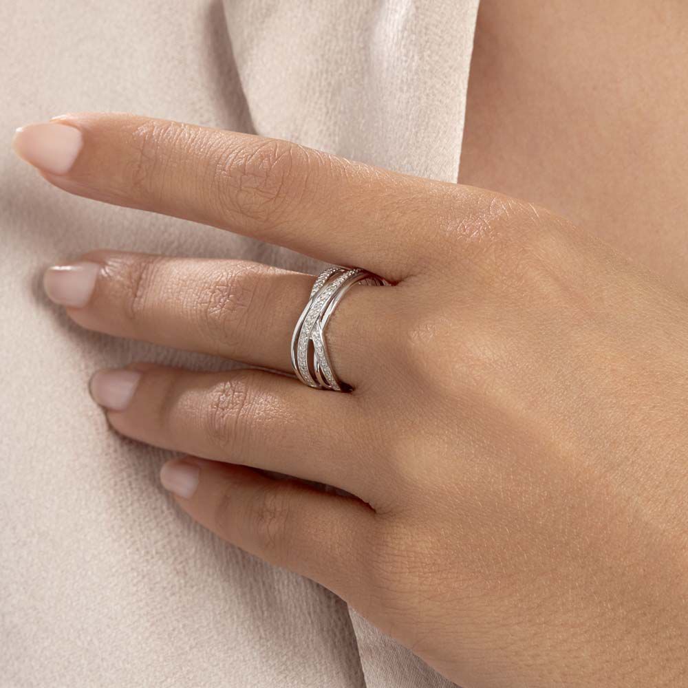Bague Bague Or Blanc Diamant B3DFBDW3NNK Marc Orian Bijouterie en ligne