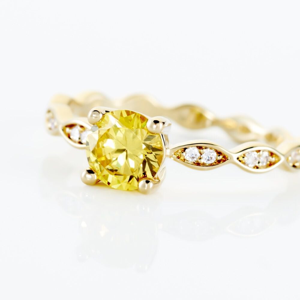 Bague Kurt Plaqué Or Jaune Oxyde De Zirconium - Bijoux fantaisie Femme | Marc Orian