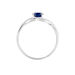 Bague Jess Or Blanc Saphir Et Diamant - Solitaires Femme | Marc Orian