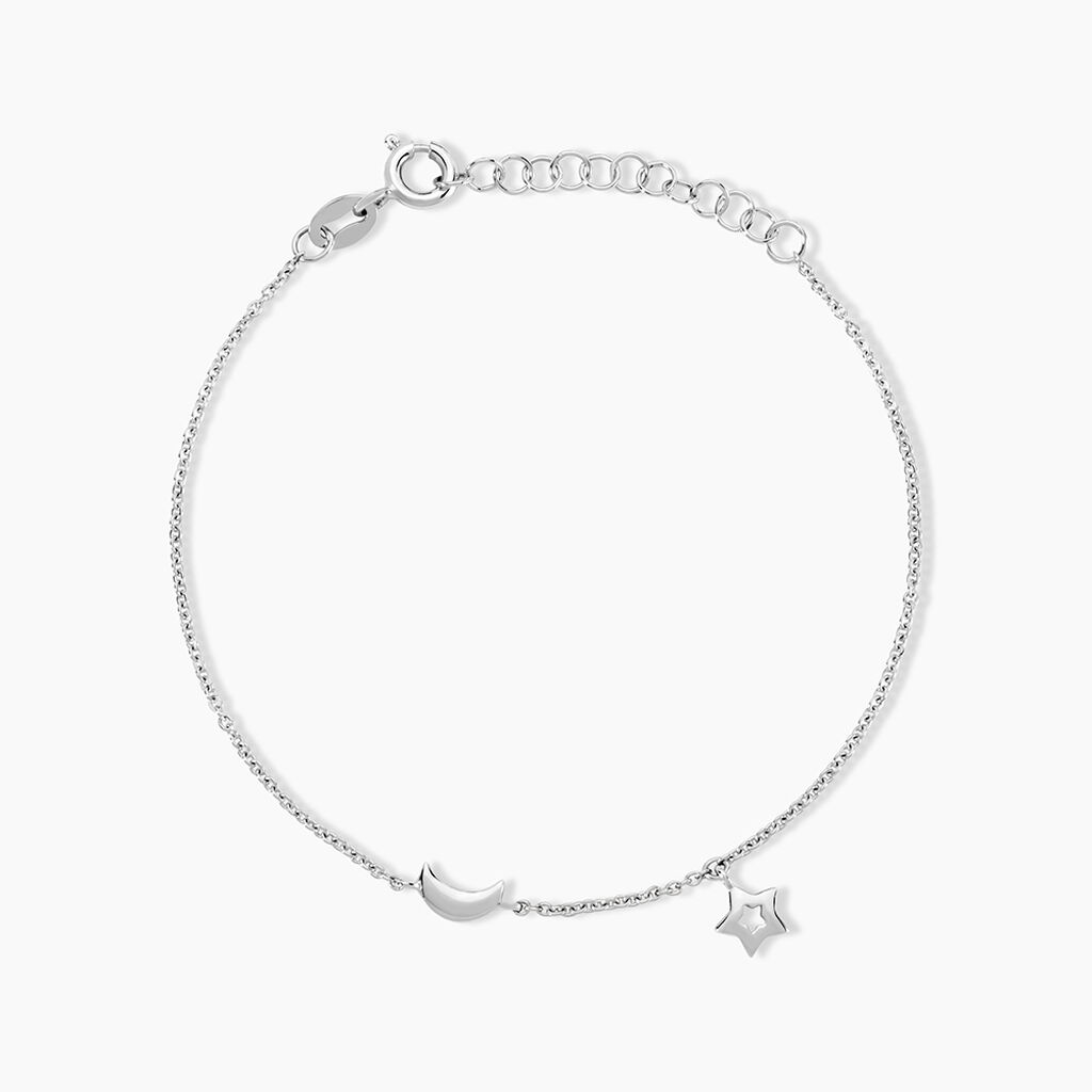 Bracelet Rohanne Argent Blanc - Bracelets fantaisie Femme | Marc Orian