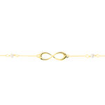 Bracelet Mierla Infini Or Jaune Perle De Culture - Bracelets cha&icirc;nes Femme | Marc Orian