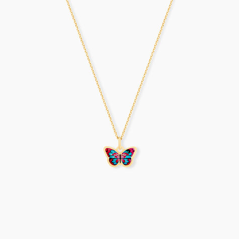 Collier Sulivia Papillon Or Jaune - Colliers avec pierres Enfant | Marc Orian