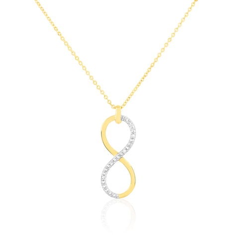 Collier Infino Or Jaune Diamant - Colliers avec pierres Femme | Marc Orian