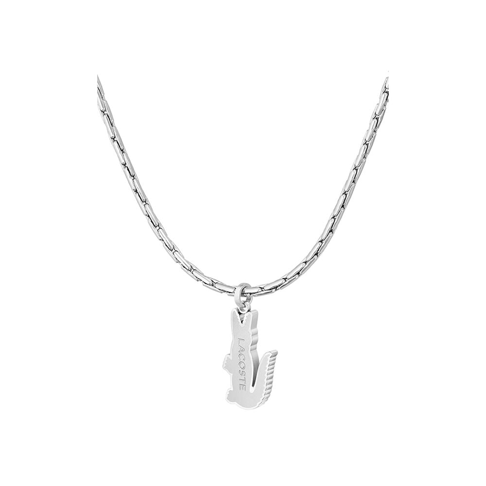 Collier Lacoste Arthor Acier Blanc - Bijoux Homme | Marc Orian