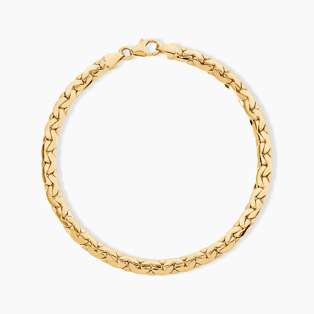 Bracelet Ivy Maille Haricot Or Jaune - Bracelets mailles Femme | Marc Orian