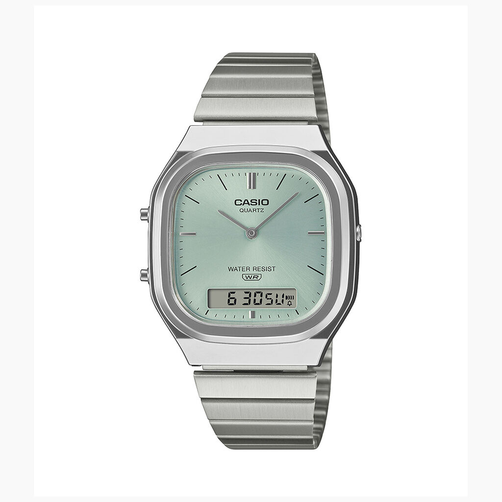Montre Casio Collection Aq240 Vert - Montres date Unisex | Marc Orian