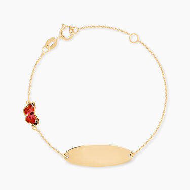 Bracelet Identit&eacute; Marcel Or Jaune