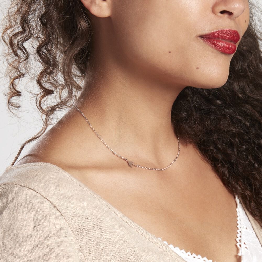 Collier Voline Argent Blanc - Colliers Femme | Marc Orian