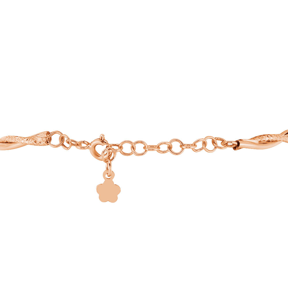 Bracelet Abie Torsade Argent Rose - Bracelets fantaisie Femme | Marc Orian