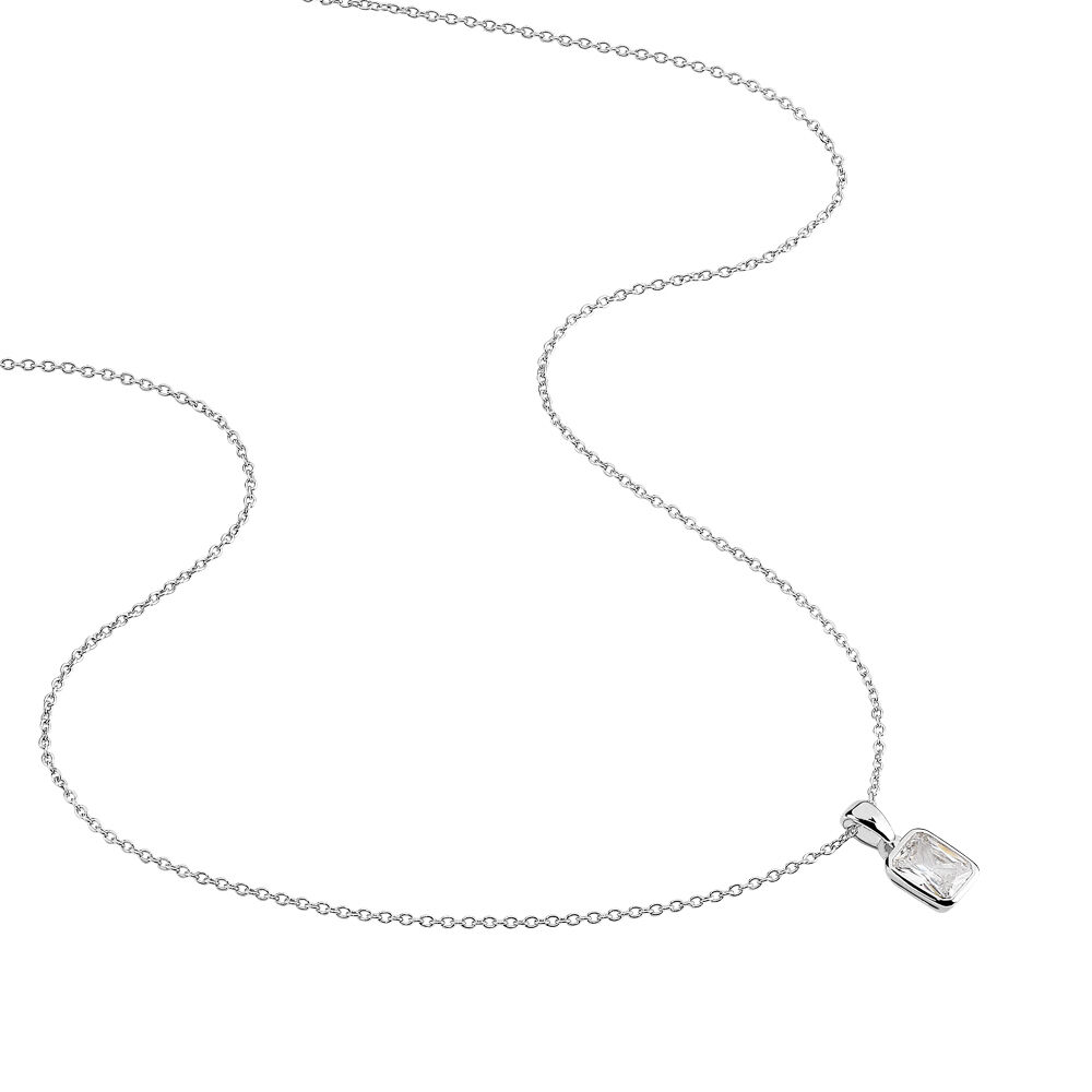 Collier Paulienne Argent Blanc Oxyde De Zirconium - Colliers avec pierres Femme | Marc Orian