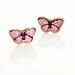 Boucles D'oreilles Puces Sulivia Papillon Or Jaune - Puces Enfant | Marc Orian