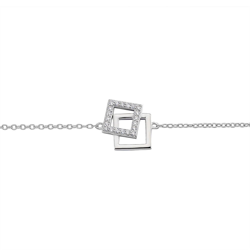 Bracelet Argent Maysoon Oxydes De Zirconium - Bracelets chaînes Femme | Marc Orian