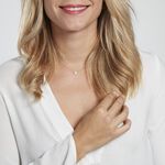 Collier Or Jaune Burak Oxyde De Zirconium - Colliers avec pierres Femme | Marc Orian