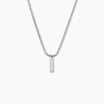 Collier Glacen Acier Blanc - Colliers fantaisie Homme | Marc Orian