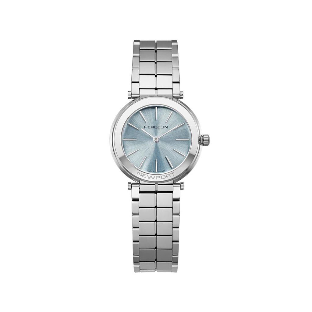 Montre Herbelin Newport Slim Bleu Sky - Montres &eacute;tanches Femme | Marc Orian