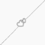 Bracelet Davia Argent Blanc Oxyde De Zirconium - Bracelets fantaisie Femme | Marc Orian