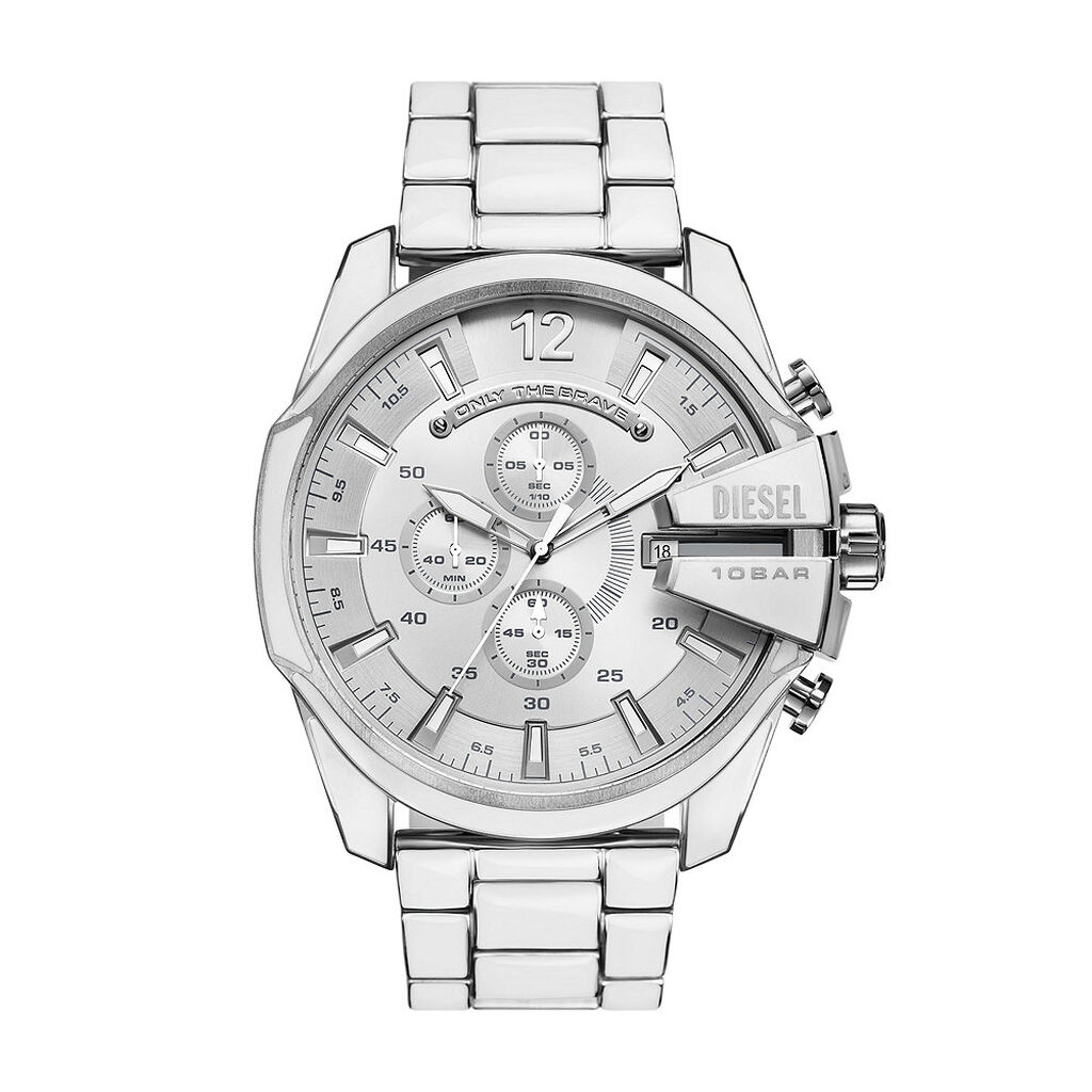 Montre Diesel Mega Chief Argenté - Montres étanches Homme | Marc Orian