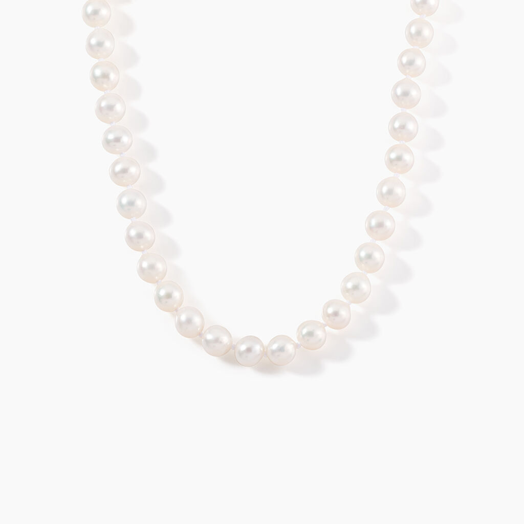 Collier Akoya Or Jaune Perle De Culture D'akoya - Colliers avec pierres Femme | Marc Orian