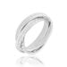 Alliance Bertina Demi Jonc Classique Or Blanc - Alliances duo Unisex | Marc Orian
