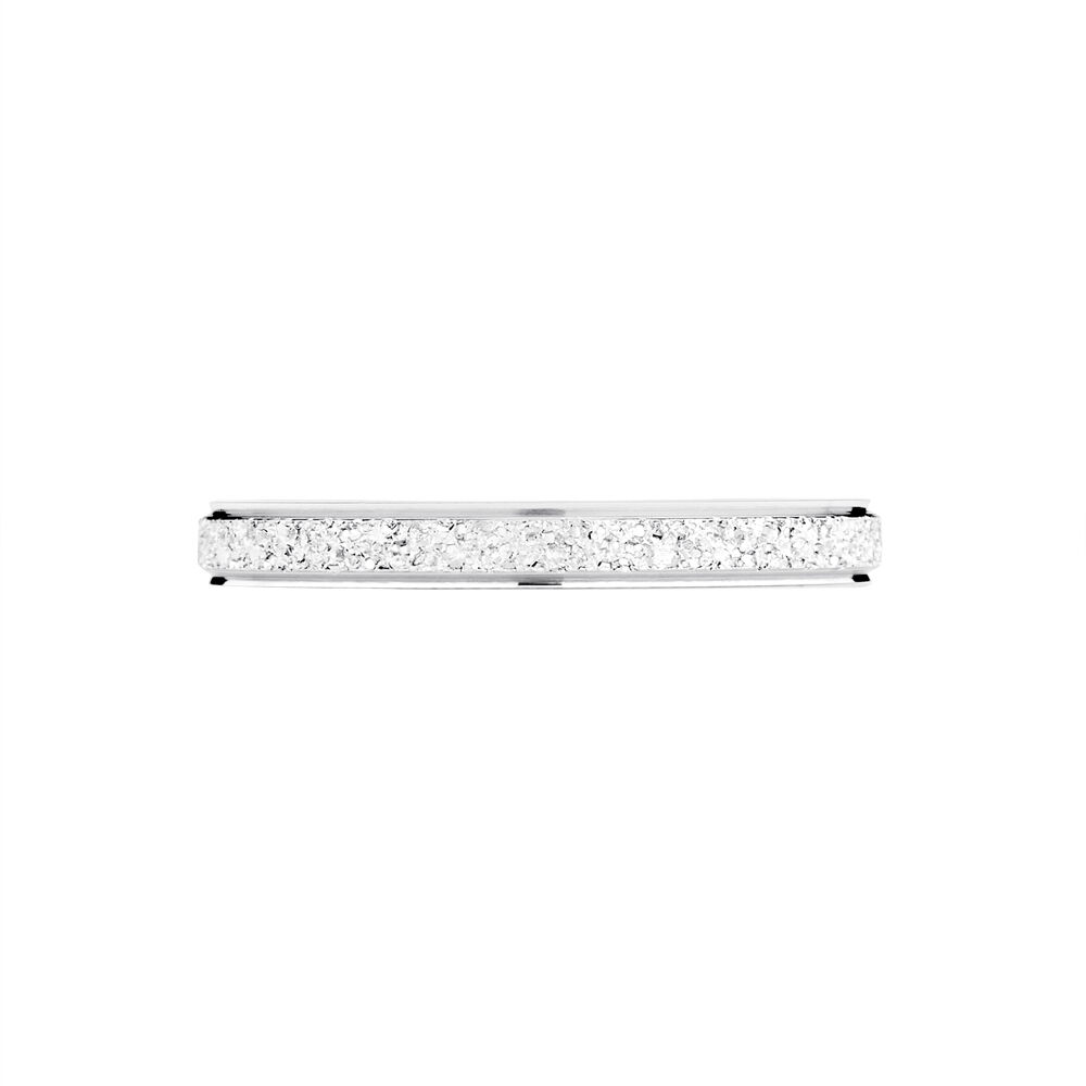 Alliance Fine Ruban Plat Or Blanc - Alliances Famille | Marc Orian