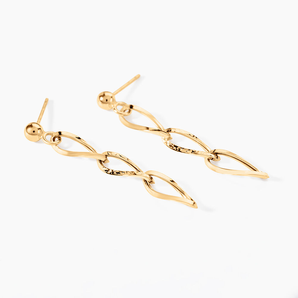 Boucles D'oreilles Pendantes Lianetta Or Jaune - Pendantes Femme | Marc Orian