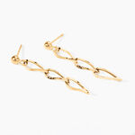 Boucles D'oreilles Pendantes Lianetta Or Jaune - Pendantes Femme | Marc Orian