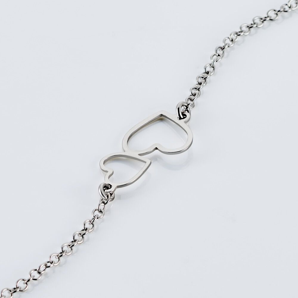 Bracelet Estina Argent Blanc - Bracelets chaînes Femme | Marc Orian