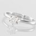 Bague Solitaire Athena Or Blanc Diamant