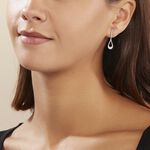 Boucles D'oreilles Pendantes Or Blanc Abilene Diamants - Pendantes Femme | Marc Orian