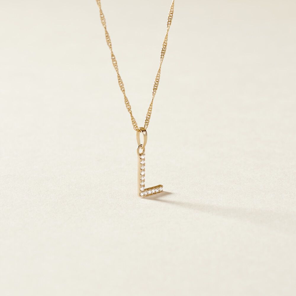 Pendentif Klementine Or Jaune Oxyde De Zirconium - Pendentifs Famille | Marc Orian