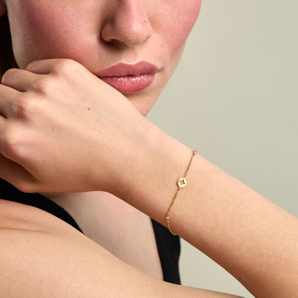 Bracelet Jo&euml;lina Argent Dor&eacute; A L'Or 750/1000 - Bracelets fantaisie Femme | Marc Orian