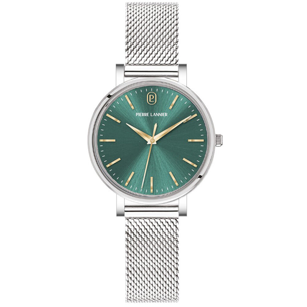 Montre Pierre Lannier Essential Vert - Montres &eacute;tanches Femme | Marc Orian