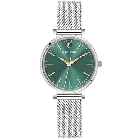 Montre Pierre Lannier Essential Vert - Montres &eacute;tanches Femme | Marc Orian
