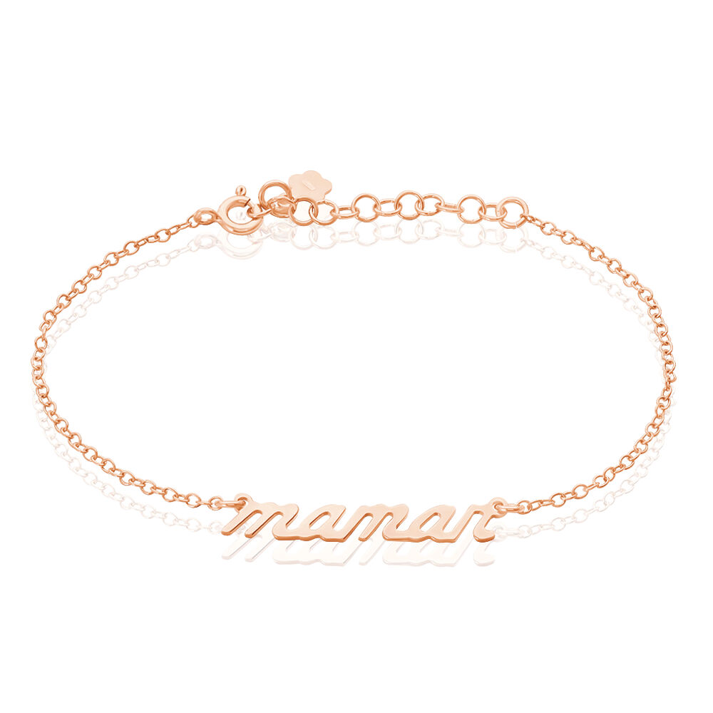 Bracelet Mendi Argent Rose - Bracelets chaînes Femme | Marc Orian