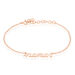 Bracelet Mendi Argent Rose - Bracelets chaînes Femme | Marc Orian