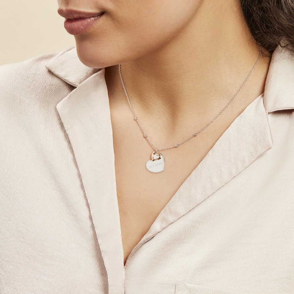 Collier Argent Bicolore Nura - Colliers Femme | Marc Orian