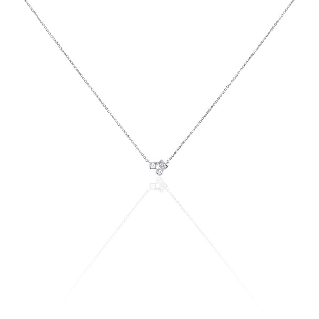 Collier Argent Duredle Oxydes De Zirconium - Colliers avec pierres Femme | Marc Orian