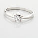 Bague Solitaire Vicoeuria Or Blanc Diamant Synthétique - Solitaires Femme | Marc Orian