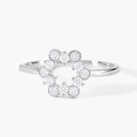 Bague Astrea Argent Blanc Oxyde De Zirconium - Bijoux fantaisie Femme | Marc Orian
