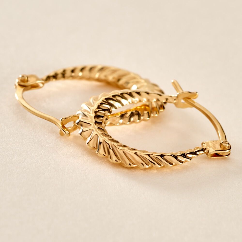 Créoles Mihaita Or Jaune - Créoles Femme | Marc Orian